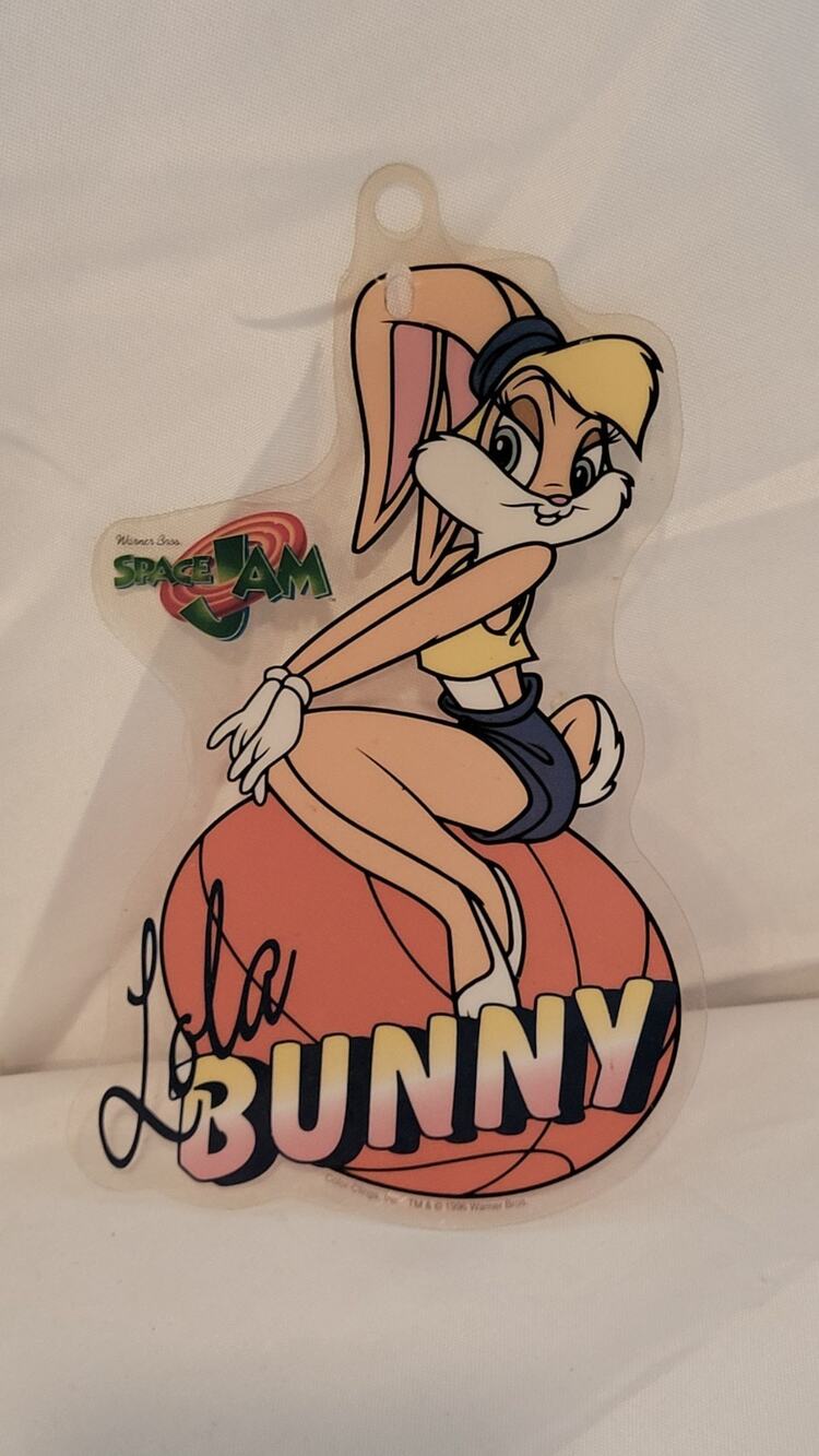 Vintage 1996 Space Jam Lola Bunny Color-Clings Window Cling Hanging...